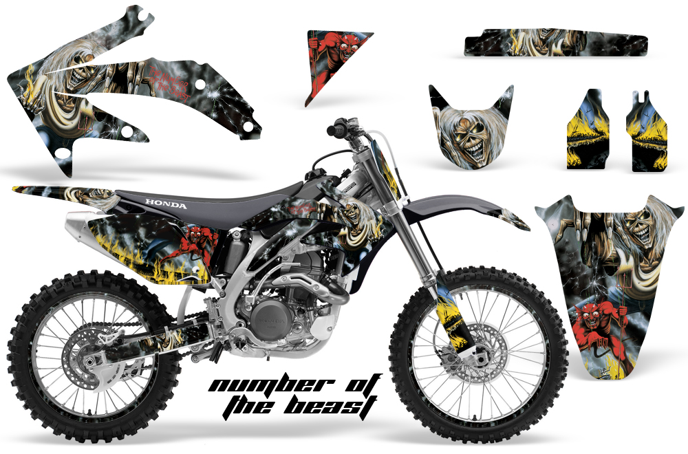 Honda CRF450 05-08 Graphics Kit IRONMAIDEN NOTB
